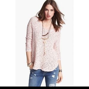 Free people shear lace sweater